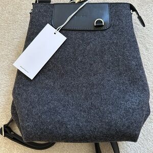 Graf Lantz Bedford Merino Wool Felt Mini Backpack, Charcoal
